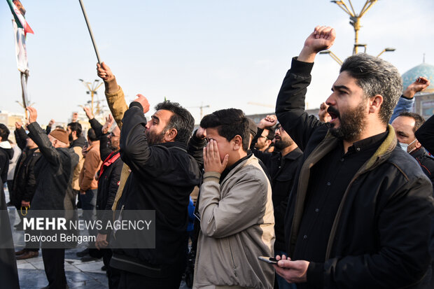 People in Mashhad condemn US-Israeli aggression against Iran
