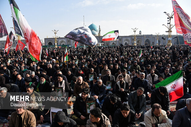 People in Mashhad condemn US-Israeli aggression against Iran
