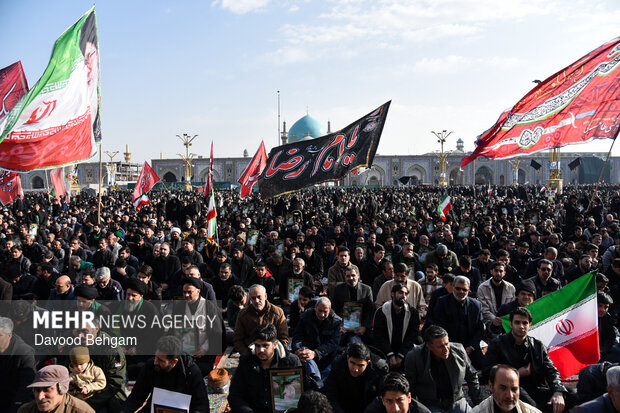 People in Mashhad condemn US-Israeli aggression against Iran
