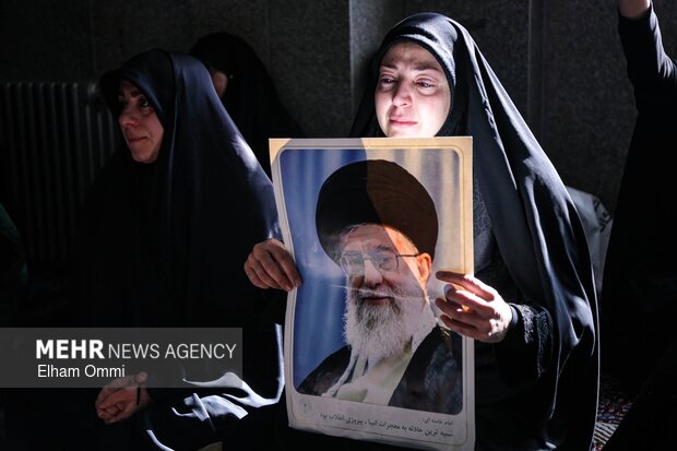 اجتماع عزاداران سنندجی در محکومیت حمله آمریکا و رژیم صهیونیستی