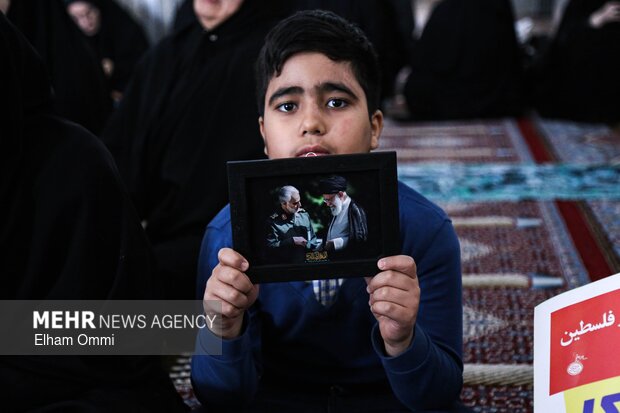 اجتماع عزاداران سنندجی در محکومیت حمله آمریکا و رژیم صهیونیستی