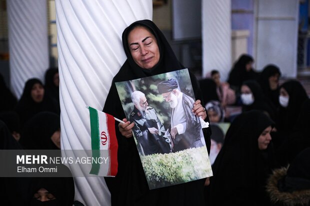 اجتماع عزاداران سنندجی در محکومیت حمله آمریکا و رژیم صهیونیستی