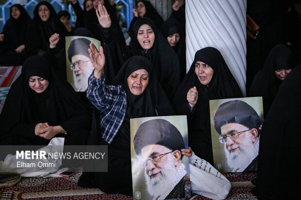 اجتماع عزاداران سنندجی در محکومیت حمله آمریکا و رژیم صهیونیستی