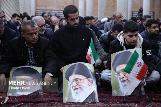 اجتماع عزاداران سنندجی در محکومیت حمله آمریکا و رژیم صهیونیستی