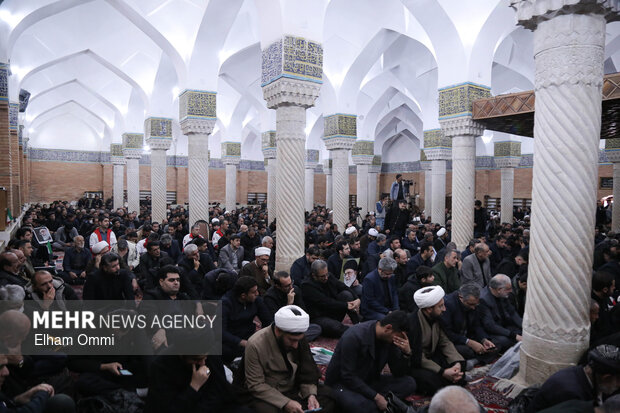 اجتماع عزاداران سنندجی در محکومیت حمله آمریکا و رژیم صهیونیستی