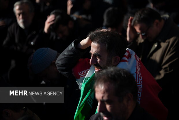 اجماع عزاداران شهادت امام خامنه ای در همدان