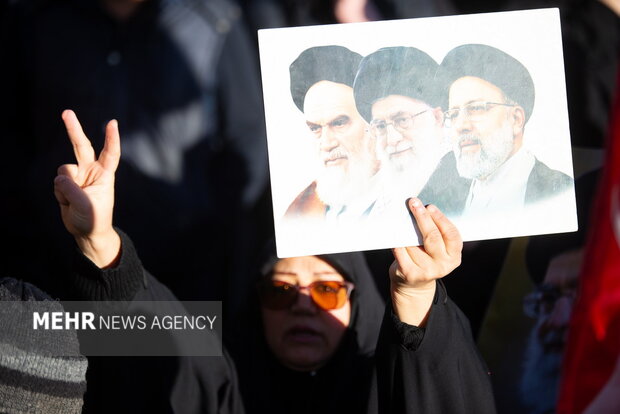اجماع عزاداران شهادت امام خامنه ای در همدان