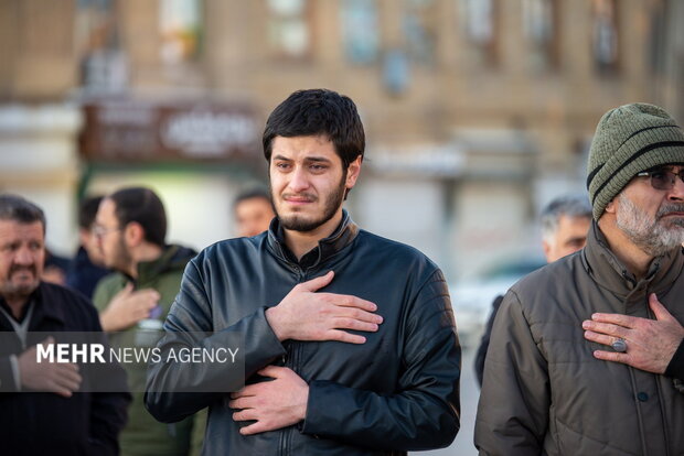 اجماع عزاداران شهادت امام خامنه ای در همدان