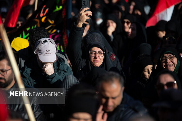 اجماع عزاداران شهادت امام خامنه ای در همدان