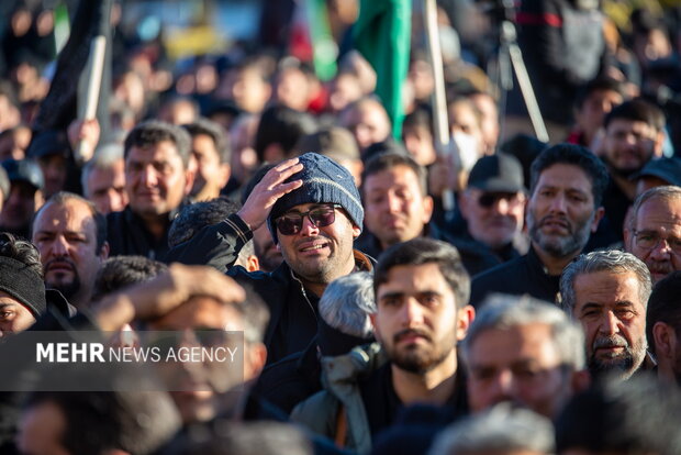 اجماع عزاداران شهادت امام خامنه ای در همدان