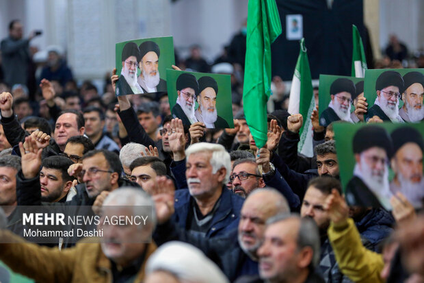 راهپیمایی مردم اردبیل در سوگ رهبر انقلاب