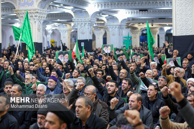راهپیمایی مردم اردبیل در سوگ رهبر انقلاب