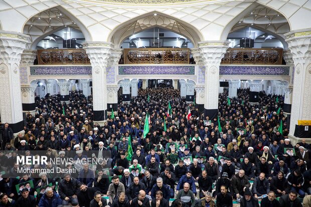 راهپیمایی مردم اردبیل در سوگ رهبر انقلاب