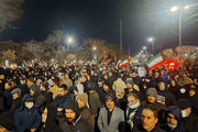 اجتماع حماسی مردم در قزوین