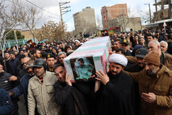 تشییع پیکر شهدای انتظامی آذربایجان غربی در ارومیه