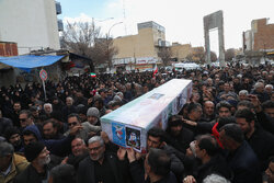 تشییع پیکر شهید «مهدی عباسی» در شهرکرد