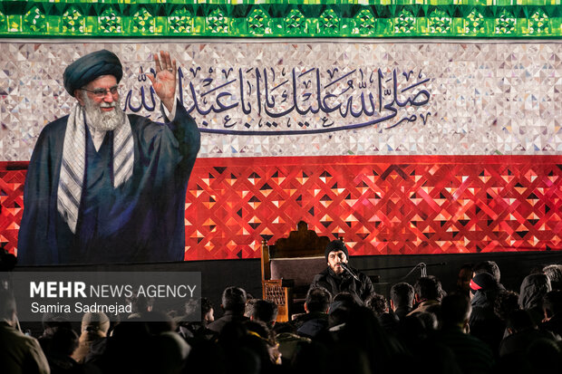 مراسم عزاداری در سوگ رهبر شهید انقلاب - دانشگاه تهران