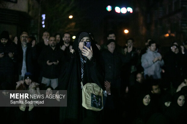 مراسم عزاداری در سوگ رهبر شهید انقلاب - دانشگاه تهران