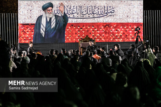 مراسم عزاداری در سوگ رهبر شهید انقلاب - دانشگاه تهران