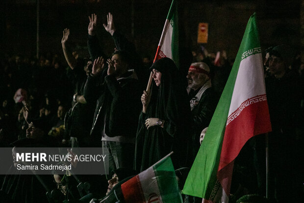مراسم عزاداری در سوگ رهبر شهید انقلاب - دانشگاه تهران