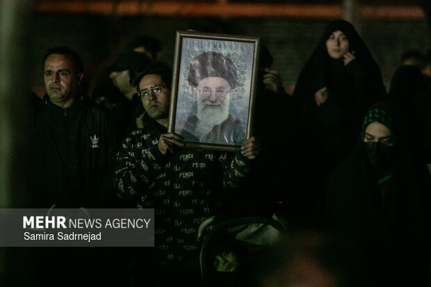 مراسم عزاداری در سوگ رهبر شهید انقلاب - دانشگاه تهران