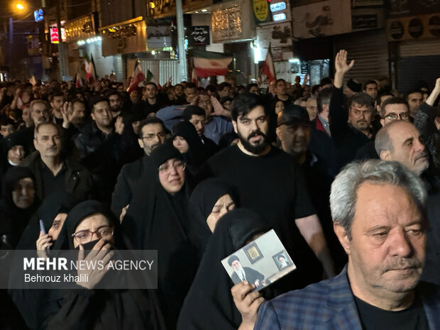 حضور آحاد ملت در میادین اصلی تهران در اقامه عزای شهادت رهبر معظم انقلاب اسلامی