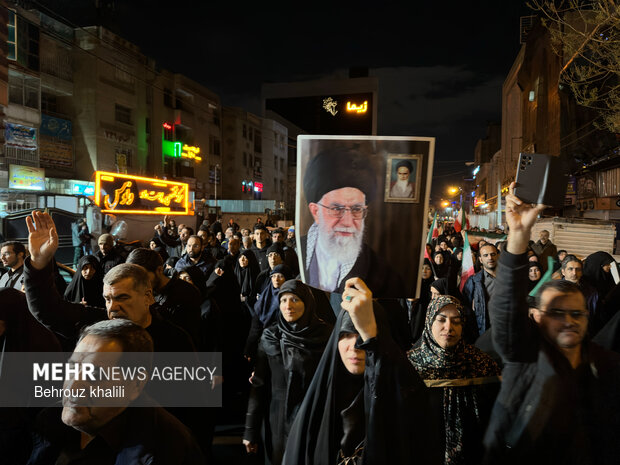 اجتماع باشکوه مردمی در میادین تهران امشب  ساعت ۲۰