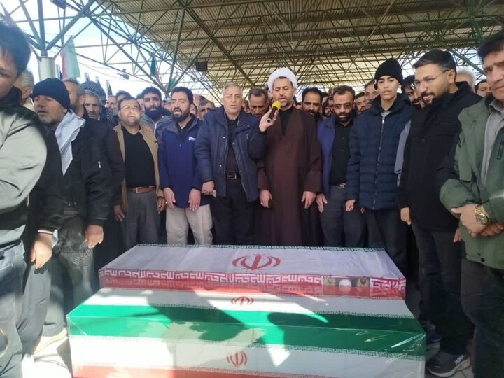 پیکر ۲ شهید حمله صهیونیستی - آمریکایی در بروجرد تشییع شد