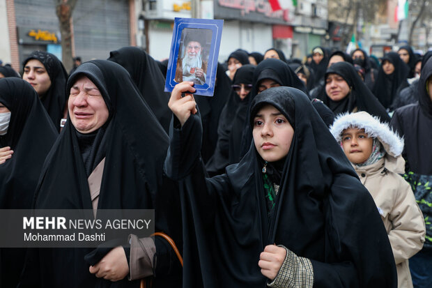 اردبیل در سوگ سیدشهدای ایران؛ شهر حسینی یکپارچه عزا شد