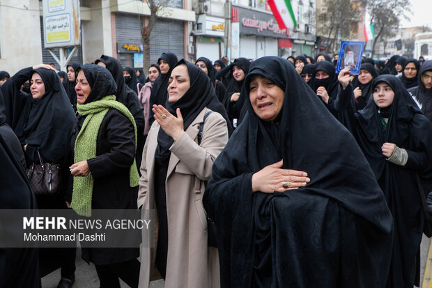اردبیل در سوگ سیدشهدای ایران؛ شهر حسینی یکپارچه عزا شد