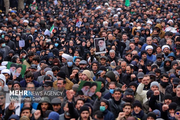 اردبیل در سوگ سیدشهدای ایران؛ شهر حسینی یکپارچه عزا شد