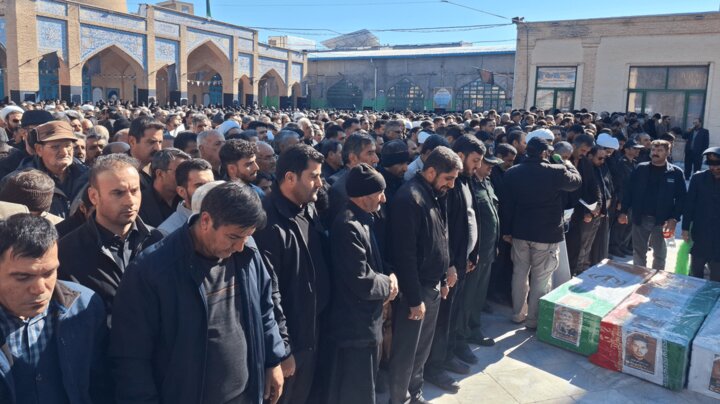 تشییع باشکوه سه شهید مدافع وطن در سنقروکلیایی