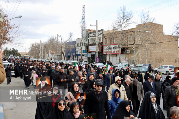 تشییع پیکر شهدای انتظامی آذربایجان غربی در ارومیه