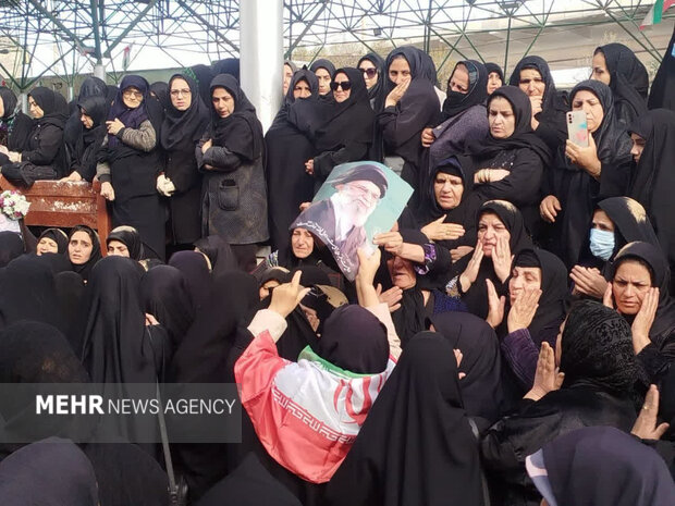 تشییع پیکر ۲ شهید حمله صهیونیستی - آمریکایی در بروجرد