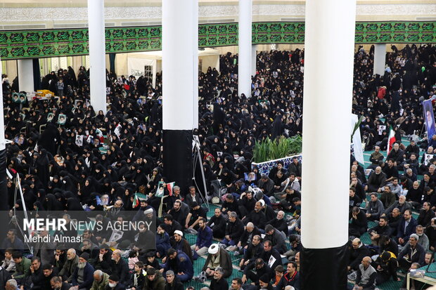 مجلس سوگ و عزای رهبر شهید انقلاب در زنجان