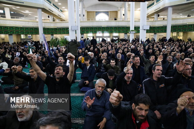 مجلس سوگ و عزای رهبر شهید انقلاب در زنجان