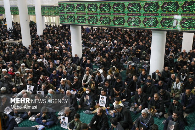 مجلس سوگ و عزای رهبر شهید انقلاب در زنجان