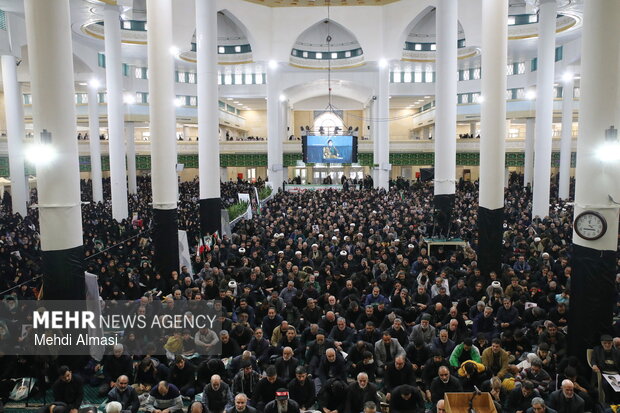 مجلس سوگ و عزای رهبر شهید انقلاب در زنجان