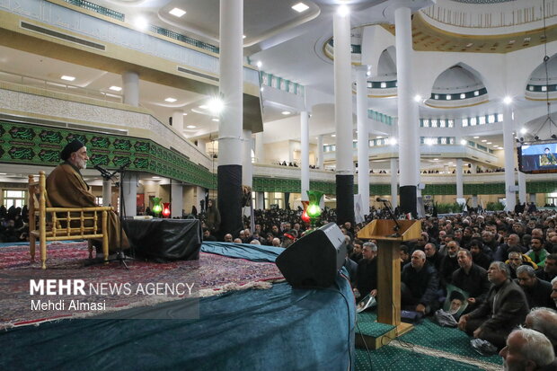 مجلس سوگ و عزای رهبر شهید انقلاب در زنجان