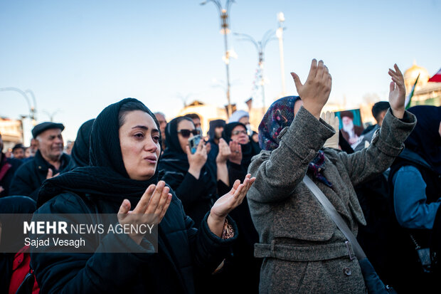 اجماع عزاداران شهادت امام خامنه‌ای در همدان