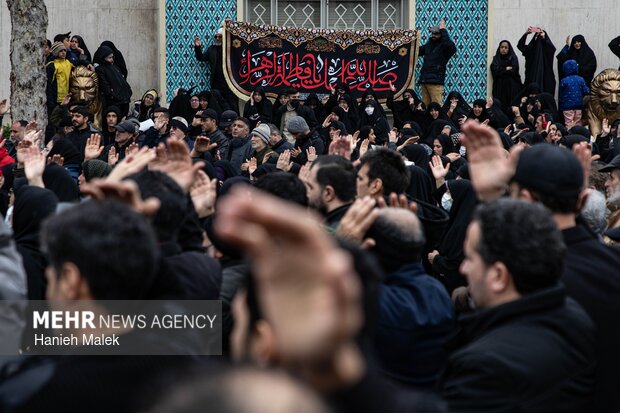 سوگواری مردم گرگان در پی شهادت رهبر انقلاب