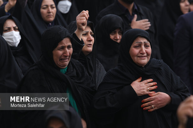 تشییع پیکر شهید «مهدی عباسی» در شهرکرد