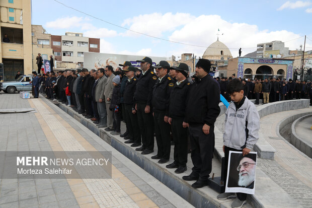 تشییع پیکر شهید «مهدی عباسی» در شهرکرد