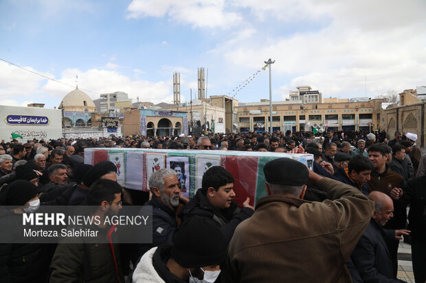 تشییع پیکر شهید «مهدی عباسی» در شهرکرد