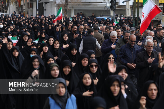 تشییع پیکر شهید «مهدی عباسی» در شهرکرد