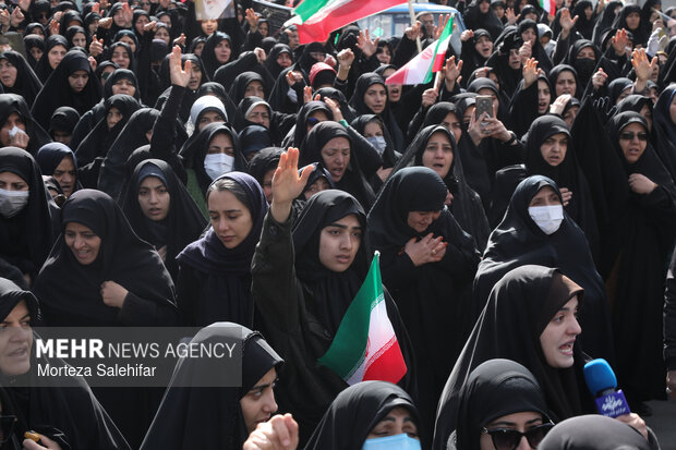 تشییع پیکر شهید «مهدی عباسی» در شهرکرد