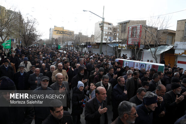 تشییع پیکر شهید «مهدی عباسی» در شهرکرد