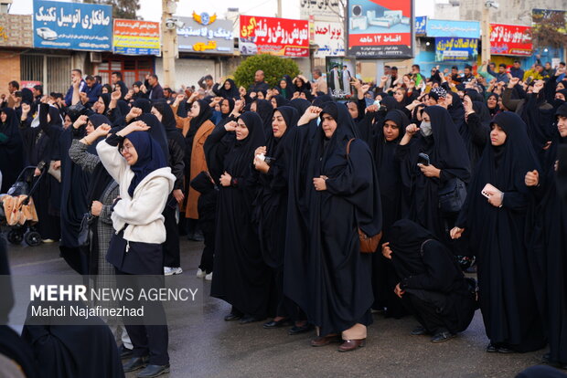 سوگواری شهادت رهبر معظم انقلاب در یاسوج