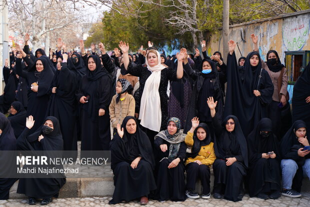 سوگواری شهادت رهبر معظم انقلاب در یاسوج