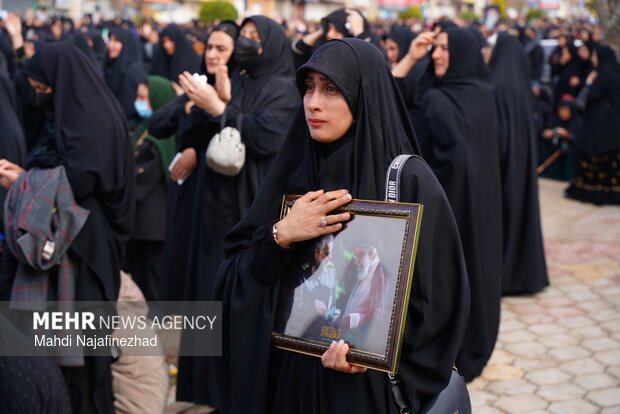 سوگواری شهادت رهبر معظم انقلاب در یاسوج